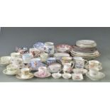 A collection of 18thC and 19thC teaware including a good variety of Royal Crown Derby, Worcester,