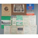 Various sporting interest programmes and ephemera to include Bristol City F.C v Nice circa 1950's,