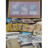 A quantity of postcards to include glamour, later 20thC examples, A S Howell, Dursley photograph and