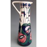 Moorcroft ewer / jug in the Mackintosh pattern, dated 1995, boxed, H23.5cm