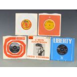 Little Richard / Eddie Cochran / Jerry Lee Lewis - 26 singles including ACT4528 and LEP 2111, both