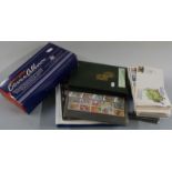 A collection of GB stamps to include first day covers, presentation packs, stockbooks individual