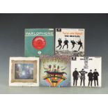 The Beatles - 19 1960s issue singles plus two EPS, a Fan Club flexi (no sleeve) and MM Tour, most in