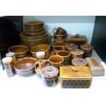 Hornsea retro dinner, tea and table ware decorated in the Heirloom pattern, mostly six place