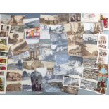 A quantity of postcards, mostly local interest, to include Painswick, Tetbury church, Seven