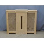 Wooden extendable radiator cover, max length 142 min 111 x D20.5 x H91cm