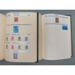 Eight albums of stamps comprising Sweden x 2, Switzerland x 2, Turkey x 2, Yugoslavia x 2
