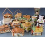 Collection of vintage kitsch cottage ware including Price Kensington, Beswick etc