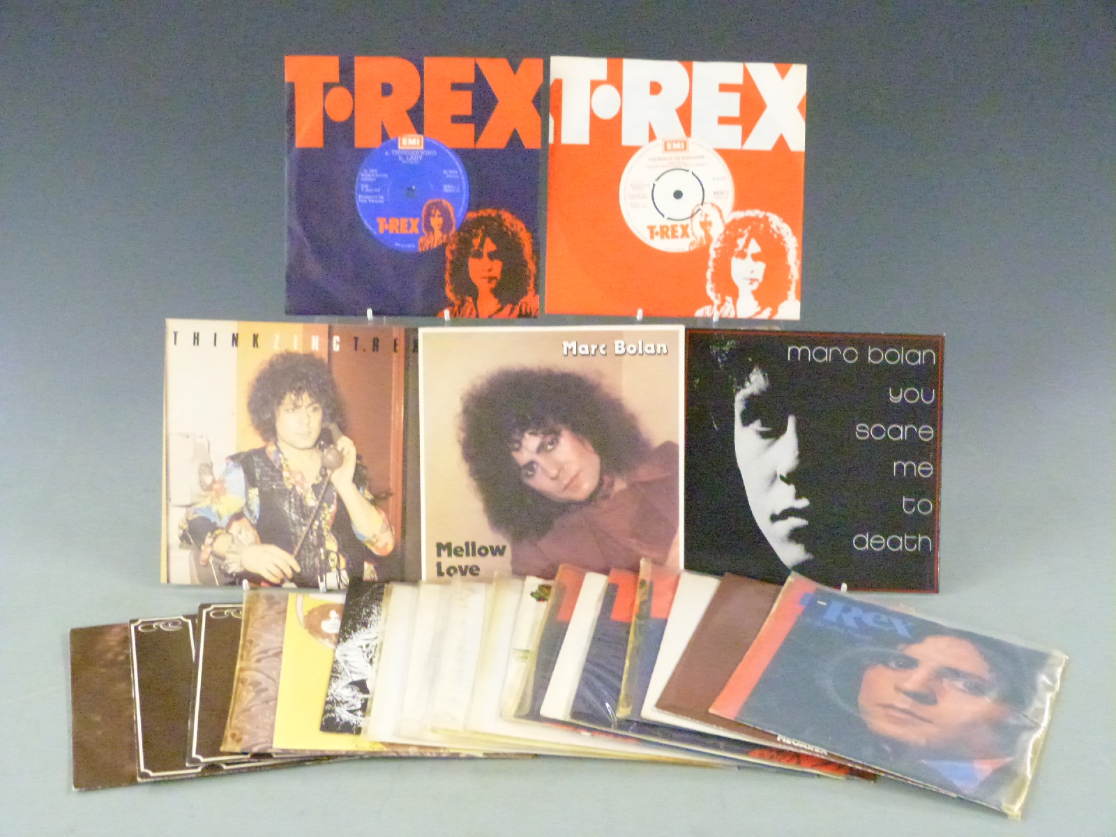 T Rex / Mark Bolan - 23 singles, most in company / picture sleeves - Image 2 of 2