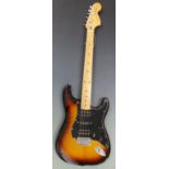 Fender Squire Stratocaster rhythm/lead guitar, serial no. CY04083751, with Seymour Duncan pickup and