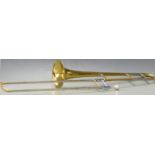 Elkhorn Getzen trombone, serial no. KT9439, in original hard case