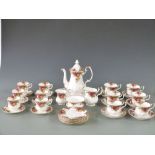 Royal Albert Old Country Roses 23 piece tea and coffee set