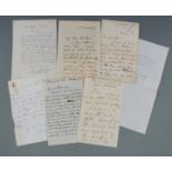 Autograph Letters from George Frederick Watts (Victorian sculptor and painter), William Clarkson