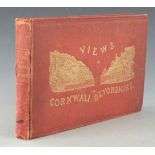Views in Cornwall and Devonshire published Henry Besley 1861, first edition with 60 fine steel-