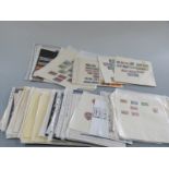 A selection of QEII Commonwealth stamps on loose album sheets and including high value sets