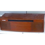 Decca Deccalian 6 table top stereo record player with Garrard 2025 TC deck, in teak cabinet with