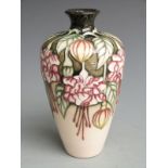 Moorcroft signed Kerry Goodwin limited edition 176/300 vase dated 2001, boxed H16cm