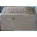 Fidelity HF45 record player in original box