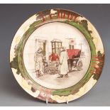 Royal Doulton Seriesware motoring plate, diameter 26.5cm