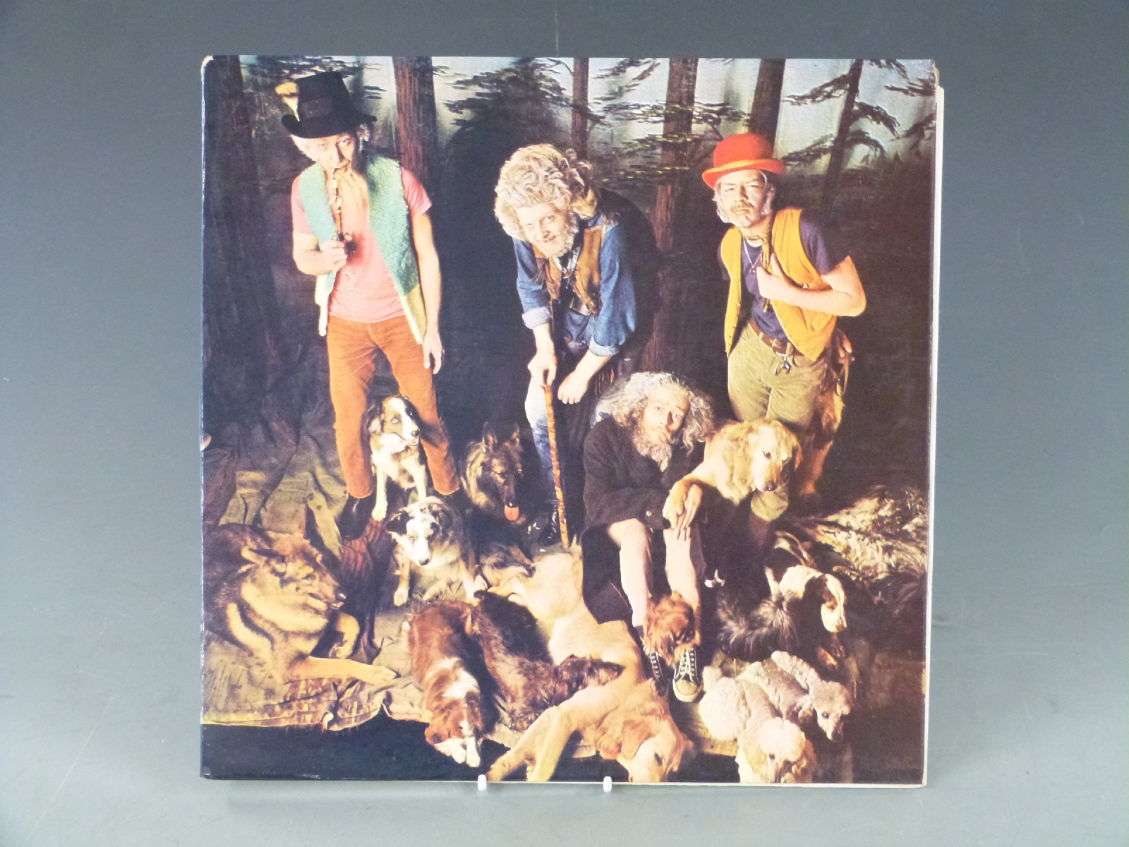 Jethro Tull - This Was (ILPS 9085) pink with black/orange logo. Record and cover appear at least VG