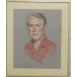 Istvan Nyikos portrait of a man, signed and dated 1979,  51 x 41cm
