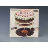The Rolling Stones - Let It Bleed (SK5025) with front cover sticker and blue inner but no poster,