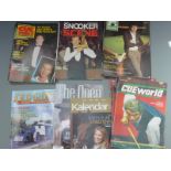 Quantity of 1980's Pot Black, Cue World and similar magazines