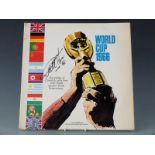 World Cup 1966 vinyl record signed to the sleeve by Geoff Hurst