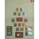 Canada and Newfoundland, Victoria - George V, mint sets on stock cards, loose album page