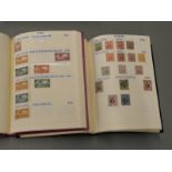 Twelve albums of stamps comprising Portugal x 2, Pakistan x 2, Peru x 2, Thailand, Tunisia, Syria,