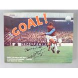 Philmar Goal The New Football Game, signed to the box by Geoff Hurst