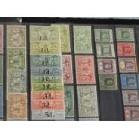 New Hebrides 1908-1938. A mainly unmounted mint collection on a Hagner sheet and stockcards.