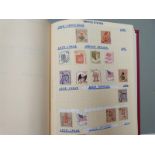 Five albums of USA stamps