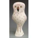 Colin Melbourne for Beswick retro "Crayon Line" figure of an owl, signed with monogram, model no