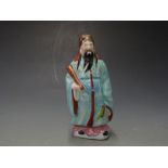 Chinese figure of a scholar, H21cm