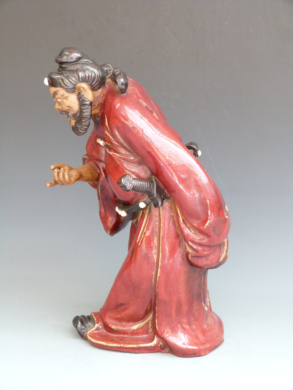 Japanese Sumida Gawa Samurai warrior, 46cm tall - Image 4 of 6