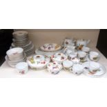 Quantity of Royal Worcester Evesham Gold dinner and teaware,  mostly six place settings,