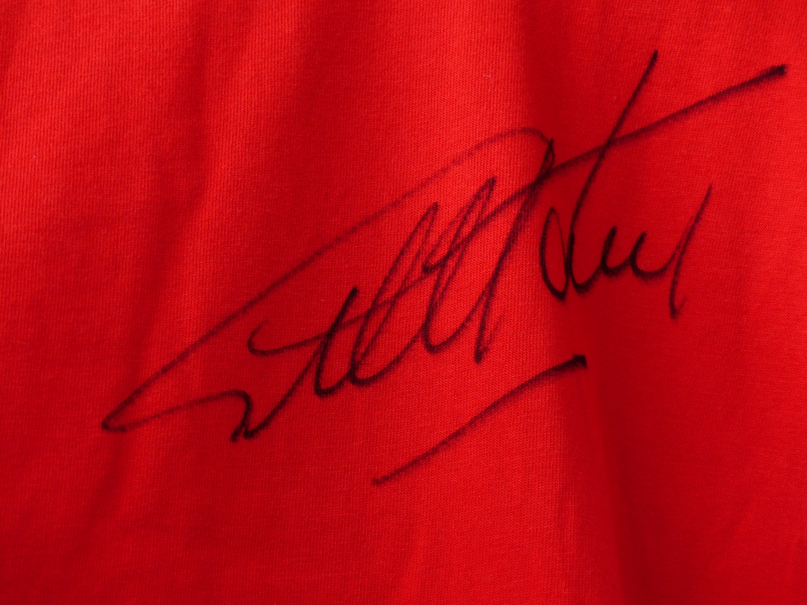 Sir Geoff Hurst signed England short sleeved football shirt with 'Hurst 10' to the back together - Image 2 of 3