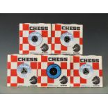 Chess - nine singles including Joy Lovejoy (6145 010) most in company sleeves, all Ex