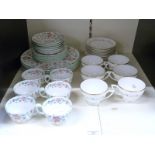 Minton Champagne pattern part bone china tea service and a Minton Haddon Hall part tea and dinner