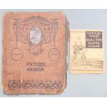 An album of circa 1920's photographic collector's cards including Adventure Paper Footballers, The