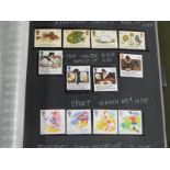 Three albums of modern GB stamps, mint and used