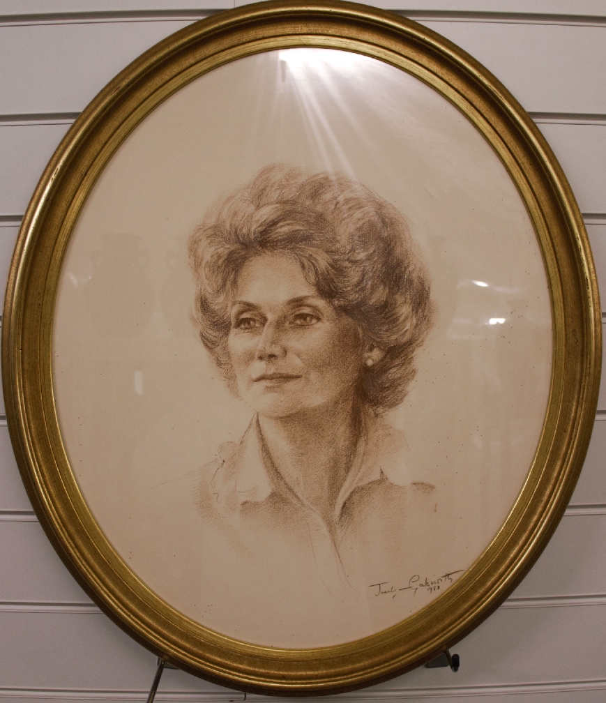 Four Jocelyn Galsworthy oval pastel portraits, each signed and dated 1983/4 to lower edge, maximum - Image 7 of 19