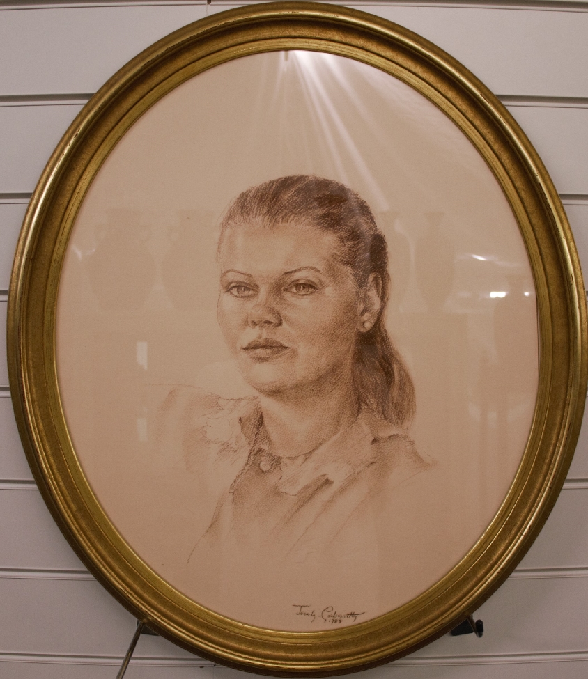Four Jocelyn Galsworthy oval pastel portraits, each signed and dated 1983/4 to lower edge, maximum - Image 4 of 19