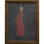 Debenhams Longman oil on canvas portrait, by repute Dr Herbert Ainscow, signed lower right, 60 x