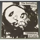 The Snivelling Shits - Terminal Stupid (Pie 2) record at least VG with slight wear to cover opening