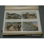 A very large stockbook of mint and used GB Commonwealth stamps and old postcards