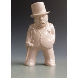 Bristol/ Pountney pottery figure of Winston Churchill, similar to Bovey Tracey 'Our Gang' figure,