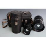 Two Russian astronomical camera / telescope lenses one MTO 1000A, 10,5/1100, the other 3M-5A 8/