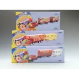 Three Corgi Classics Chipperfield's Circus diecast model vehicle sets comprising Foden Closed Pole